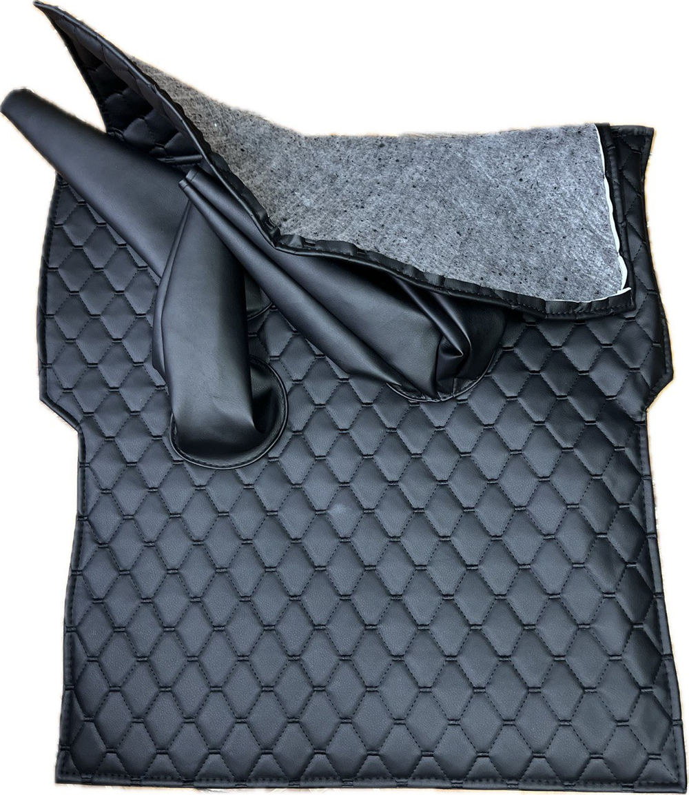 Коврик под рычаги КПП УАЗ 469, 3151 (чёрная нить Рубин)