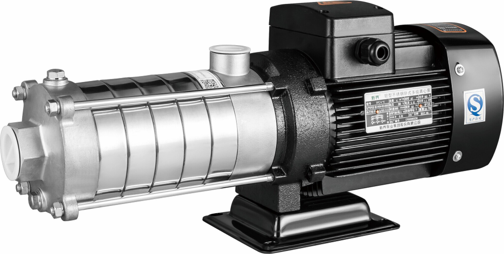 Горизонтальный многоступенчатый центробежный насос секционного типа серии BWJ, Shimge (двиг. IE2, до +68°C)