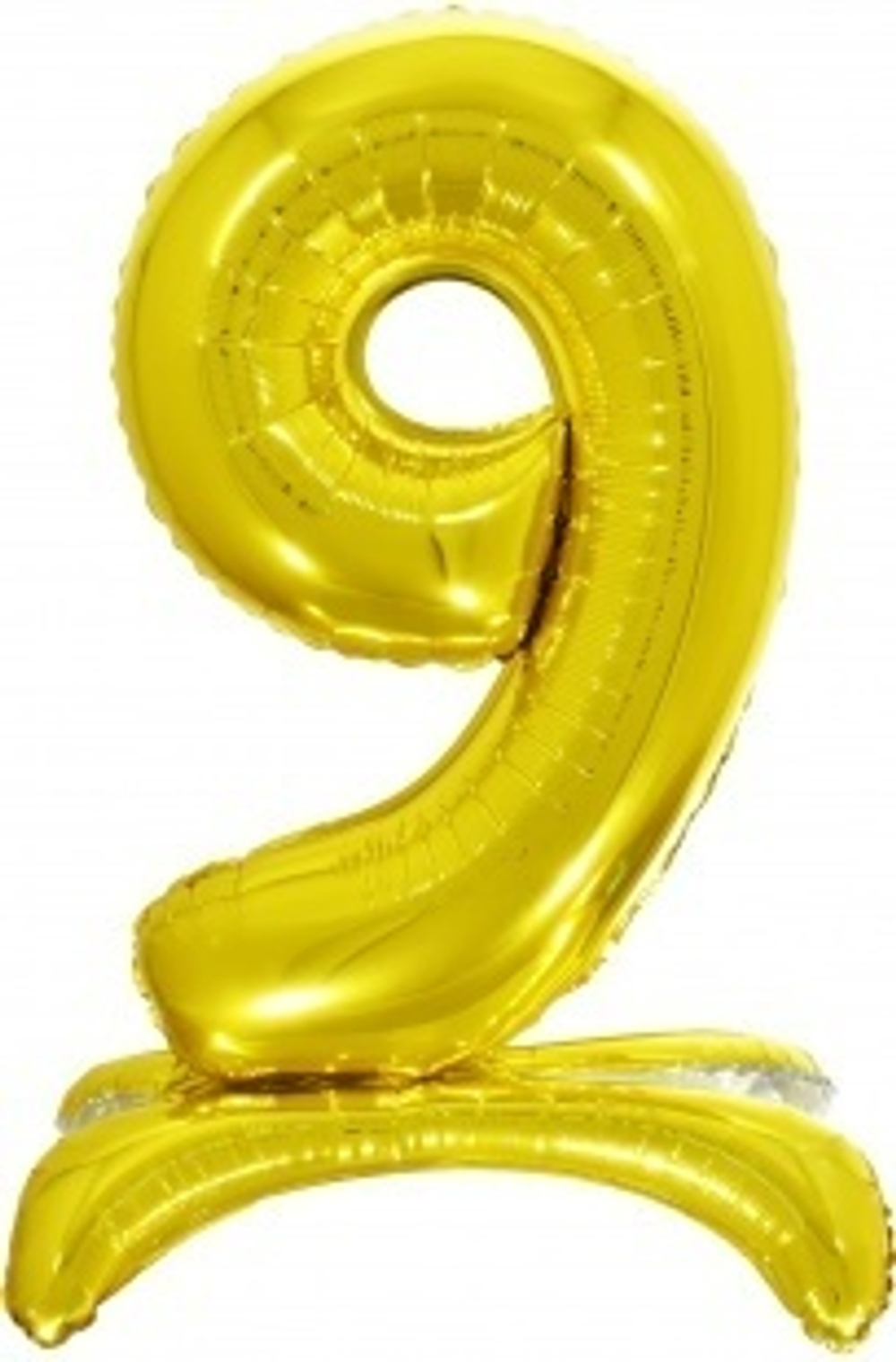 К Цифра 9 на подставке Золото 32''/81 см.