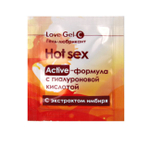Гель лубрикант на водной основе, Hot Sex с разогревающим эффектом, 4 г (в упаковке 5 шт)