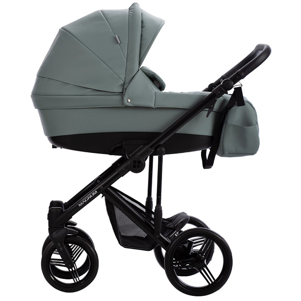 Детская коляска Bebetto Magnum Prima 3 в 1 с автокреслом Avionaut Cosmo 07 шалфей кожа