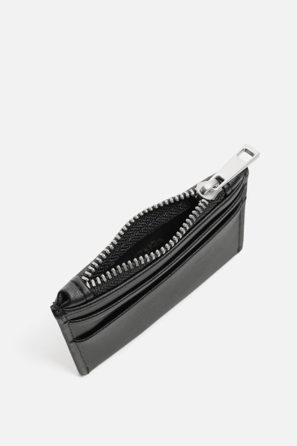 ZARA ГЛАДКИЙ КАРТХОЛДЕР, ЧЕРНЫЙ