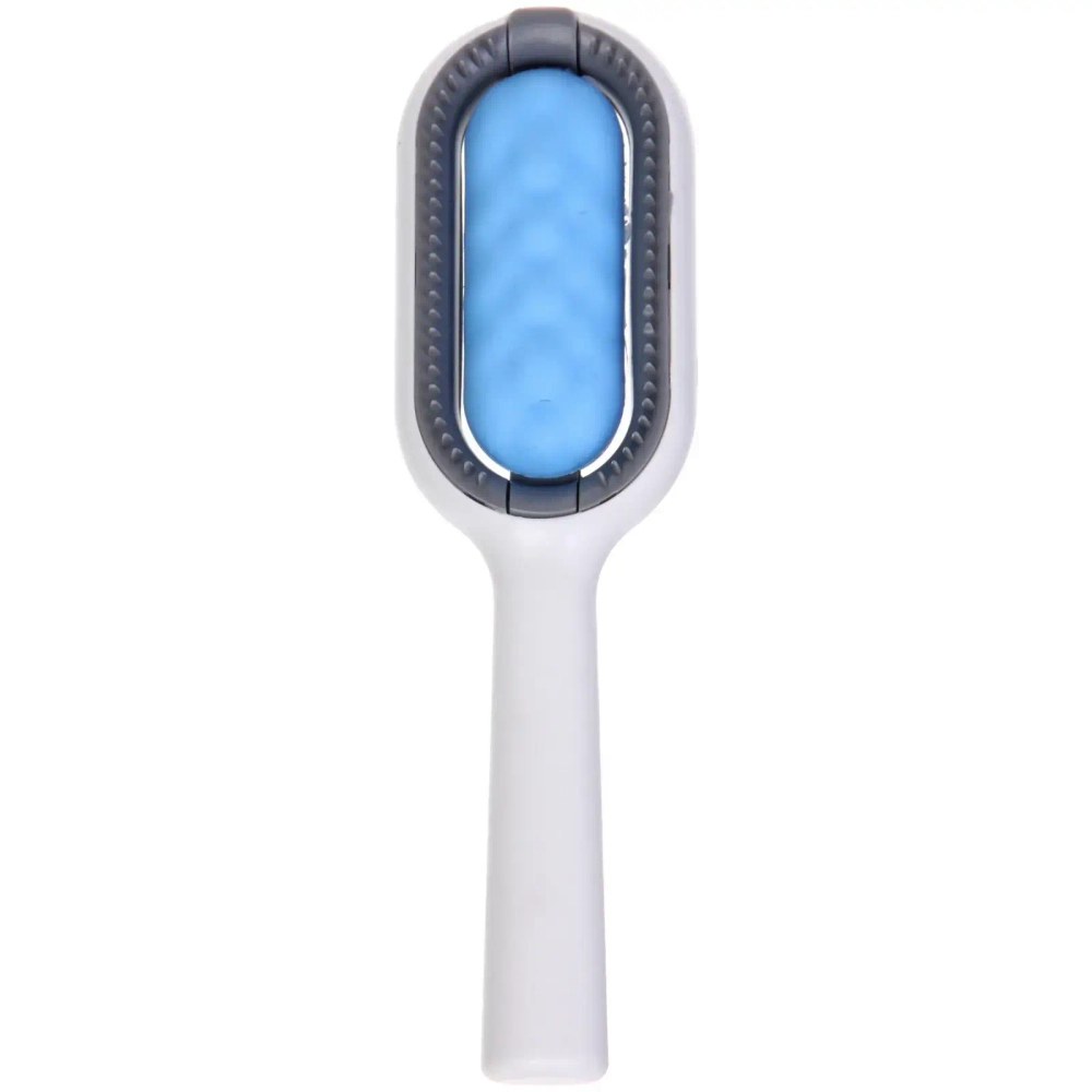 Расческа - пуходерка 3 в 1, валик для сбора шерсти «ПРОФФ - МОЙ БРО», цвет голубой, 18,5*2,8см (коробка)