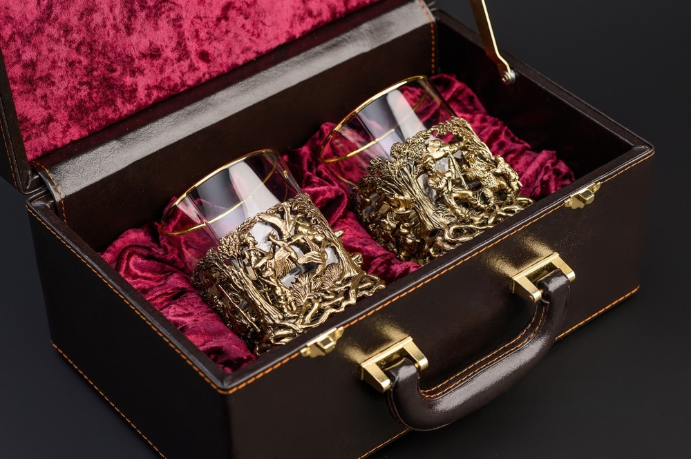 Набор стаканов для виски "Охота" 2 шт.