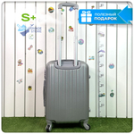 Маленький чемодан King of King, Серебристый, S+