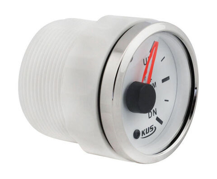 Трим-указатель для (240-33 Ом), белый циферблат/нержавеющий ободок, Ø52мм