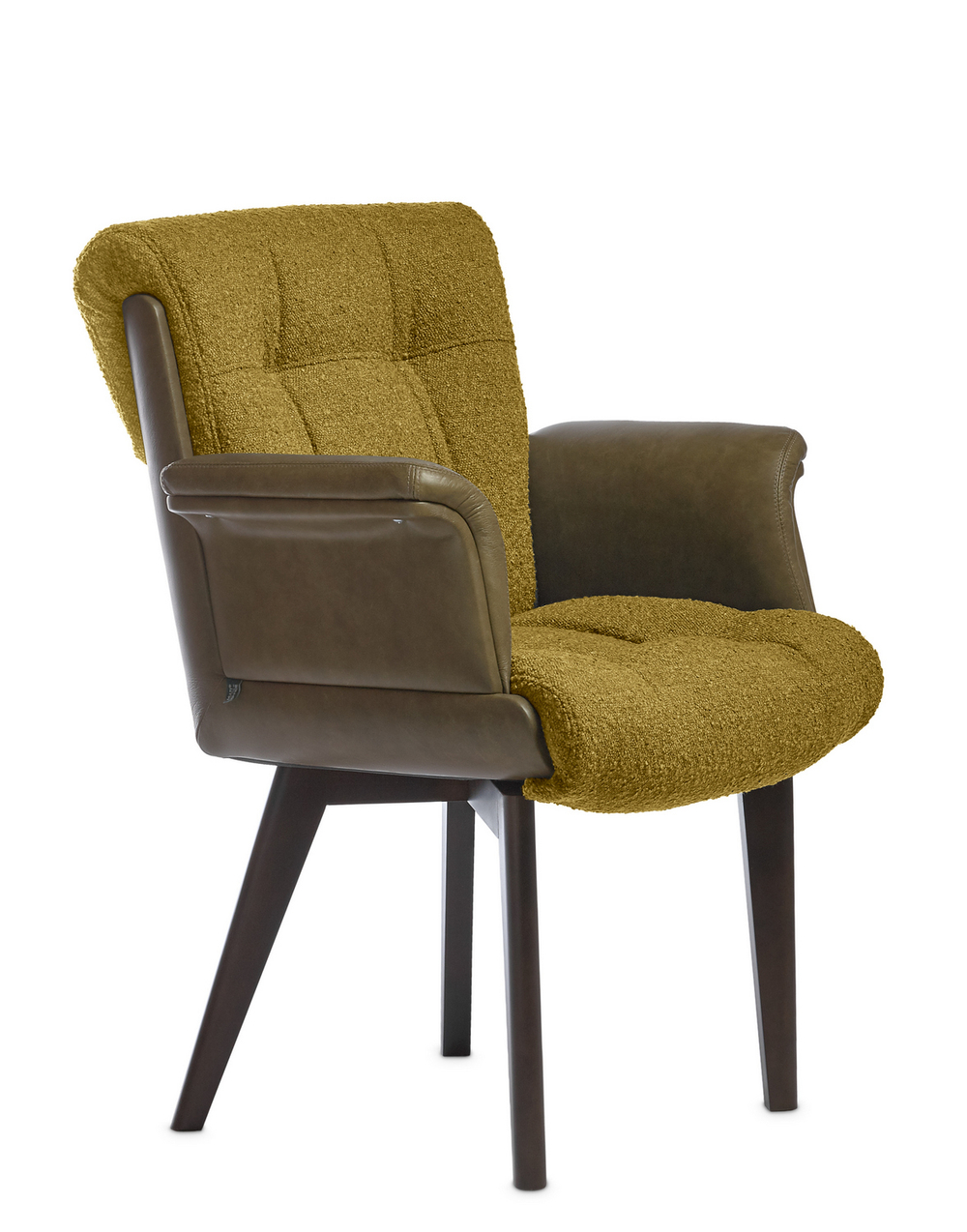 Кресло для конференций Париж люкс BD ткань/кожа