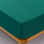 Комплект постельного белья Однотонный Сатин Вышивка на резинке CHR049