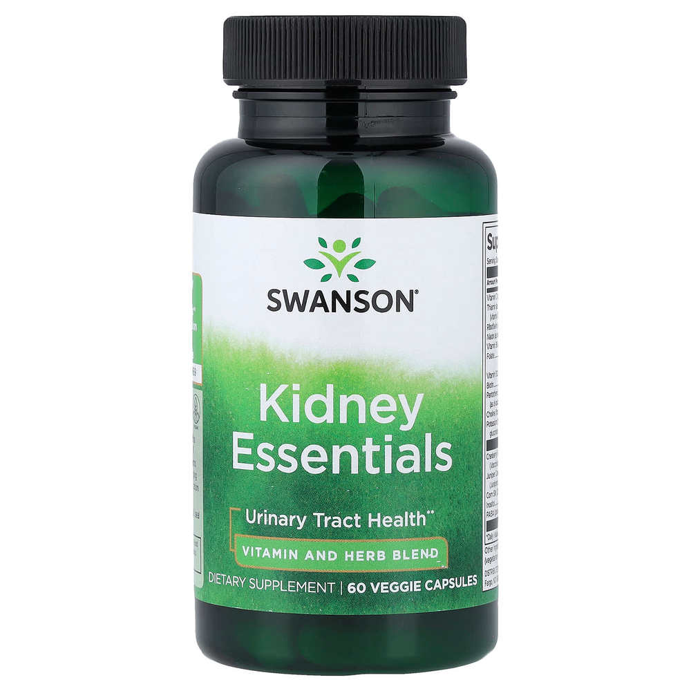 Swanson Vitamins, Kidney Essentials, 60 растительных капсул