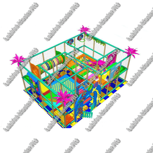 Детский игровой лабиринт "Дорога по радуге"