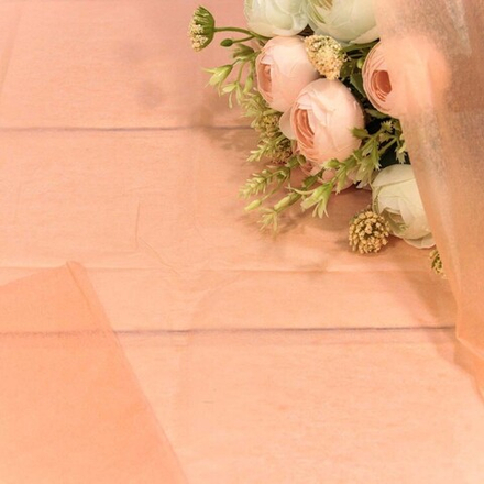 Упаковочная бумага, Тишью (0,5*0,65 м) Персиковый, 10 шт.