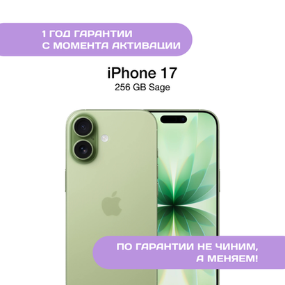 iPhone 17 256 ГБ Зеленый