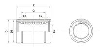 Подшипник линейный LM25UU (GS348)