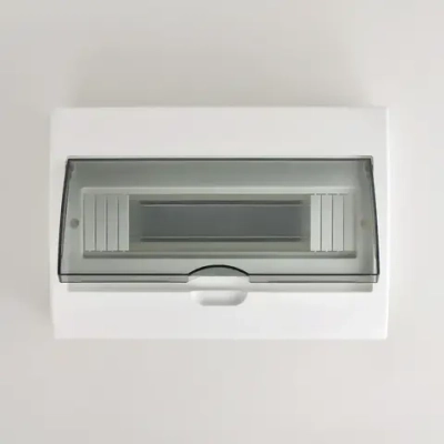 Бокс с прозр крышкой ЩРН-П-12 для наружной уст 12-и модульных устройств