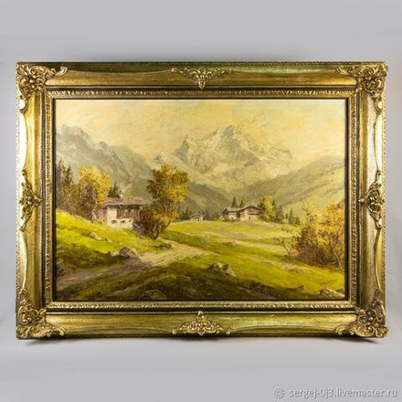 Картина: «Долина в Альпах»