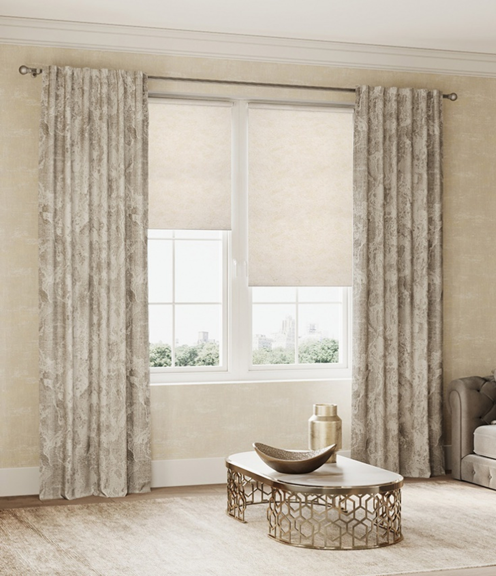 Рулонные шторы Мэджик Сливочный