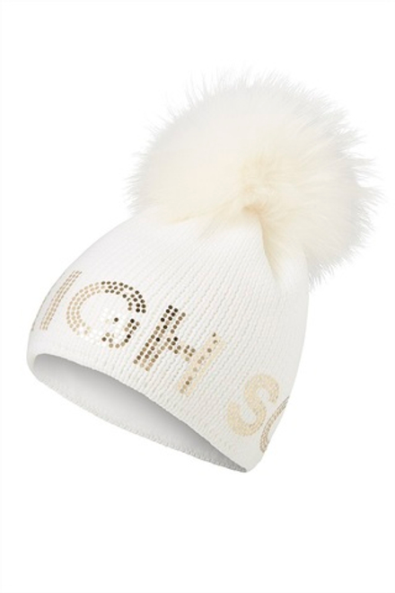 HIGH SOCIETY HS25A-1090 RUSH Шапка Цвет белый/золотой, 98, размер one size