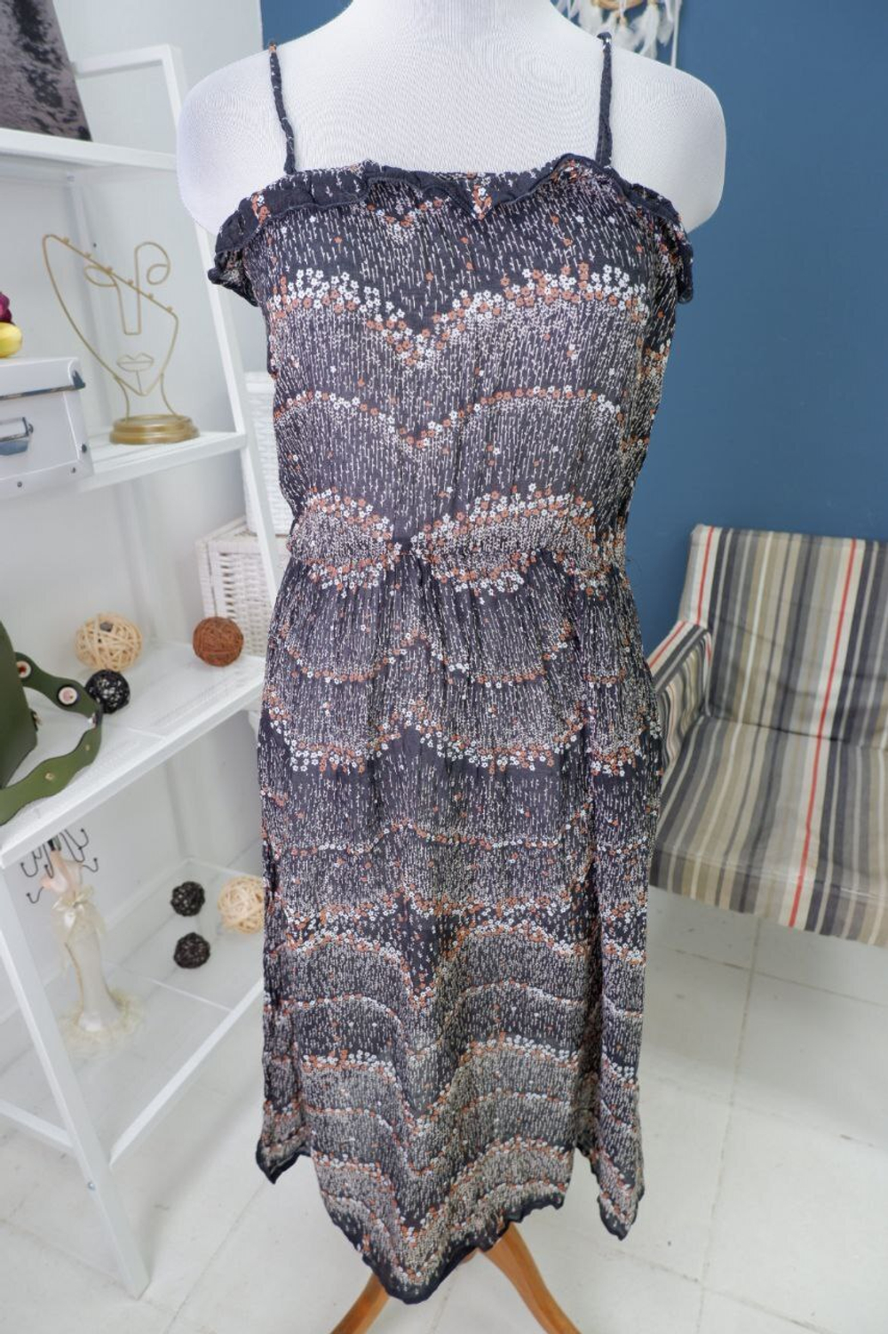 Сарафан с принтом 40-42 размер