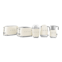 Тостер Smeg Стиль 50-х годов для 4 тостов TSF03CREU кремовый