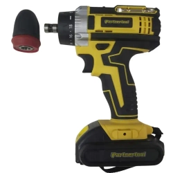 Дрель-Шуроповерт аккумуляторный Partnertool PCD-18CSET 18В 2 аккумулятора 2Ач БЫСТРОСЪЕМНЫЙ патрон в КЕЙСЕ с НАБОРОМ