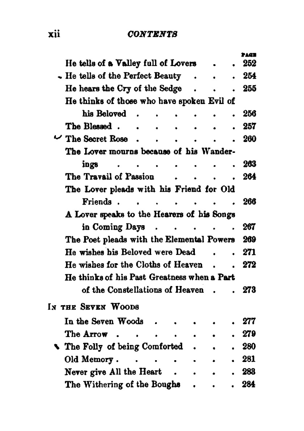 The Poetical Works of William B. Yeats. Lyrical Poems | W. B. Yeats