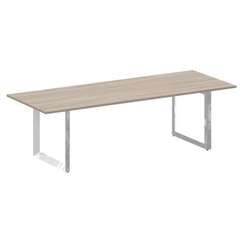 Onix Direct Lux Стол переговорный О-обр. м/к M-O.MO-PRG-25 Дуб Аттик/Нержавеющая Сталь/Хром 2580*980