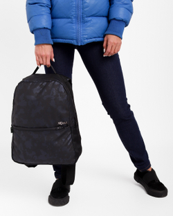 Рюкзак городской женский Prival Stark 15л, тёмно-голубой камуфляж