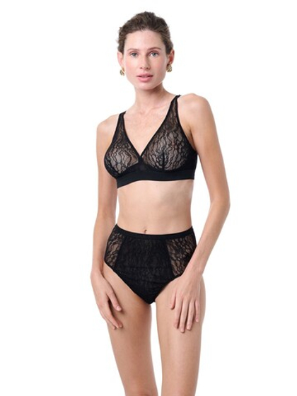 Трусы DEVA Bal des Fleurs (чёрный)