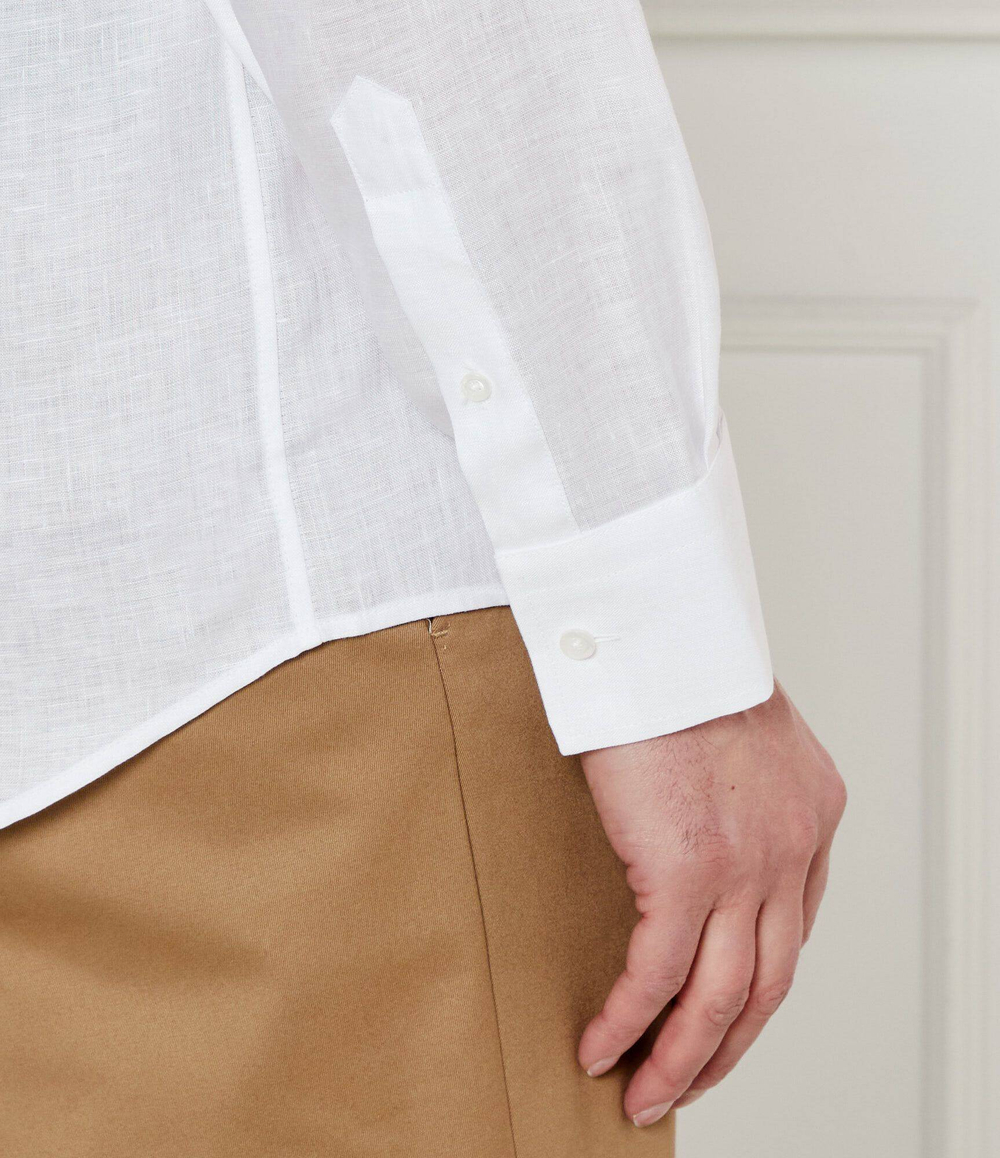 Льняная рубашка Karl Lagerfeld - белый(605035 552667)