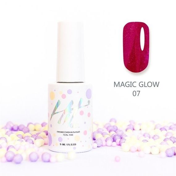 Гель-лак ТМ &quot;HIT gel&quot; №07 Magic glow, 9 мл