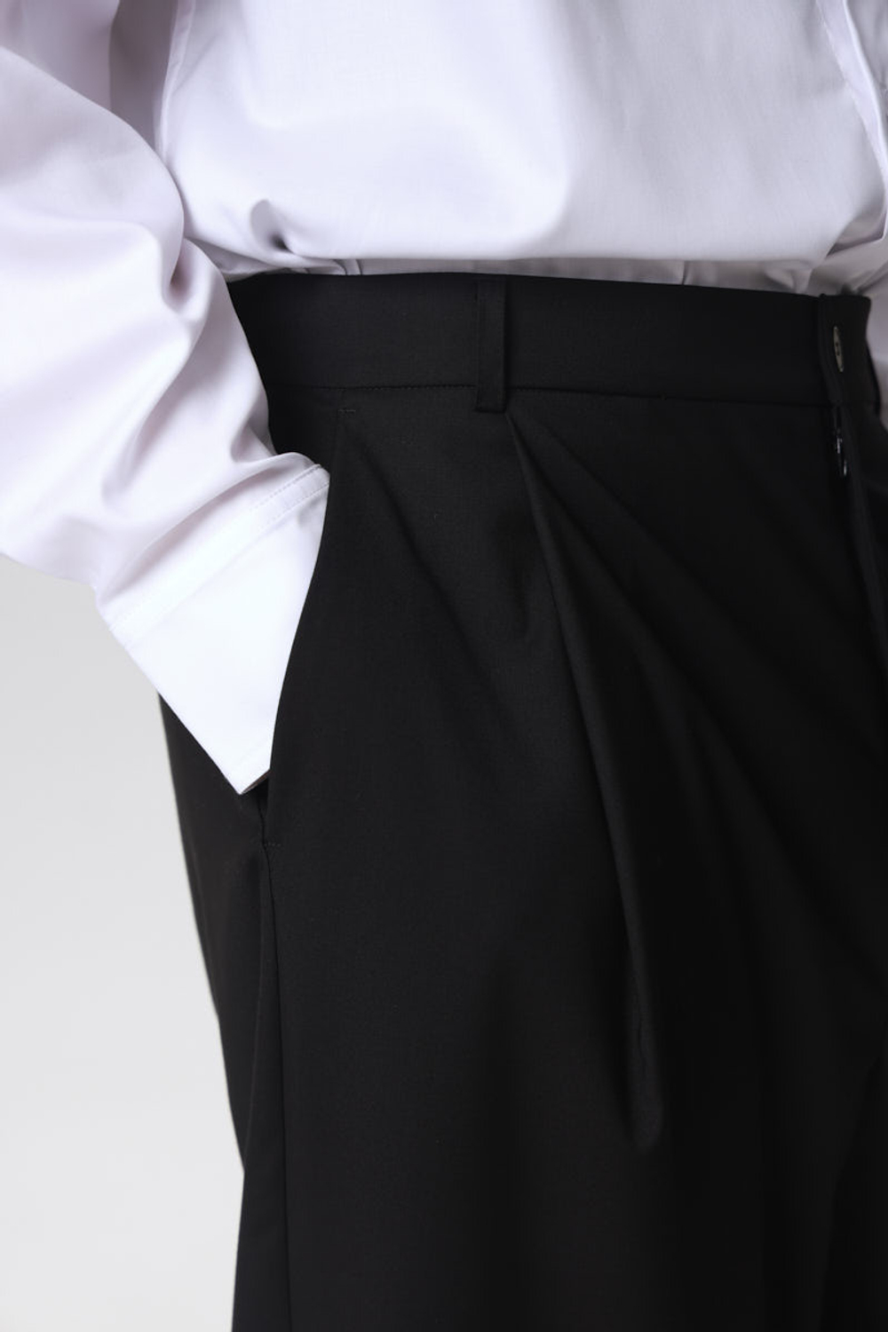 Брюки мужские широкие, черный