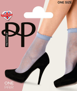 Носки в мелкий горох (Размер: S-M-L) (Цвет: голубой)