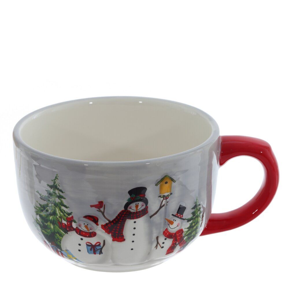 GAEM Кружка "Лесные снеговики", 600 мл, L16 W12 H8 см
