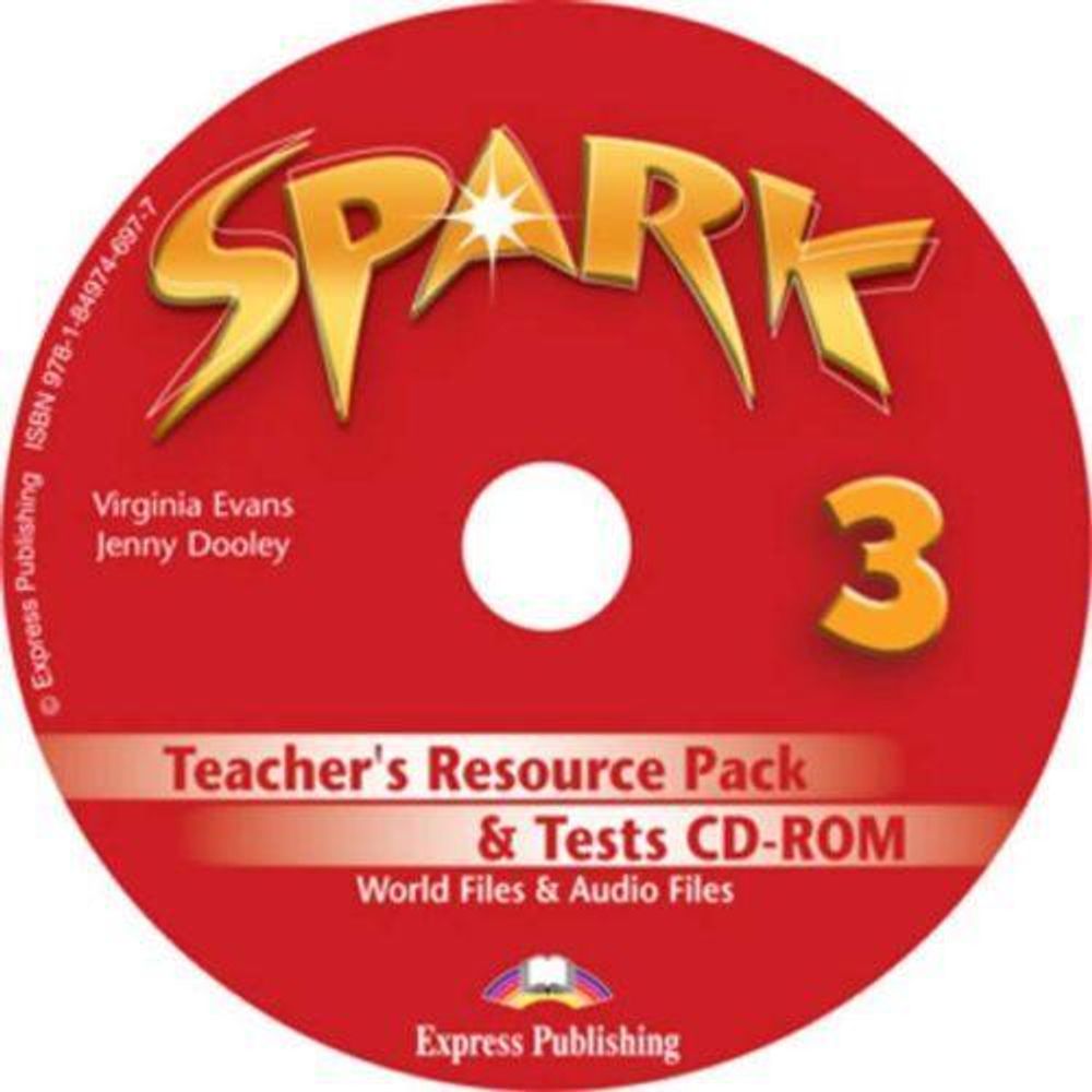 Spark 3. Teacher&#39;s resource pack &amp; tests Cd-rom (international/monstertrackers). CD-ROM для учителя к тестовым заданиям с дополнительными материалами