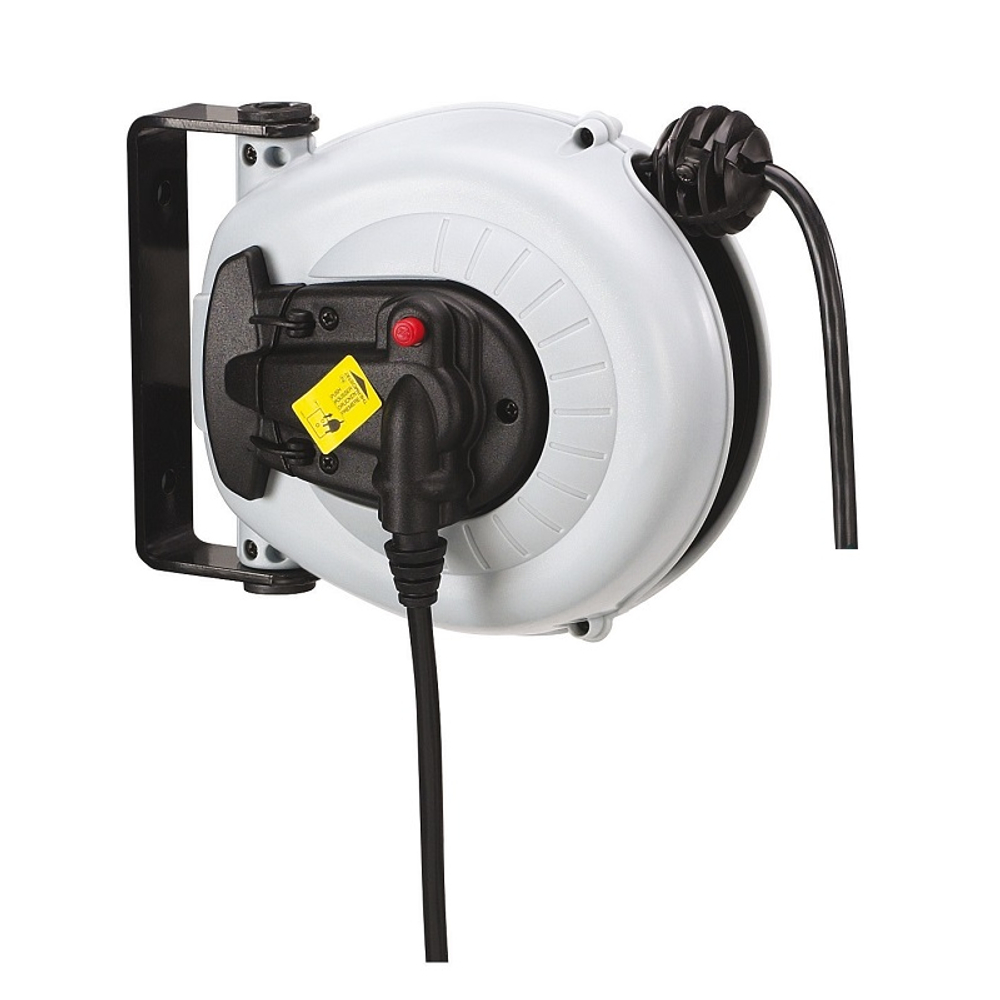 Кабельная катушка, 230 В, длина провода 5+1м, 3х1,5 мм, с розеткой, GARTEC (Италия)