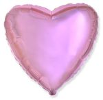 Сердце Розовый Глянец 18"