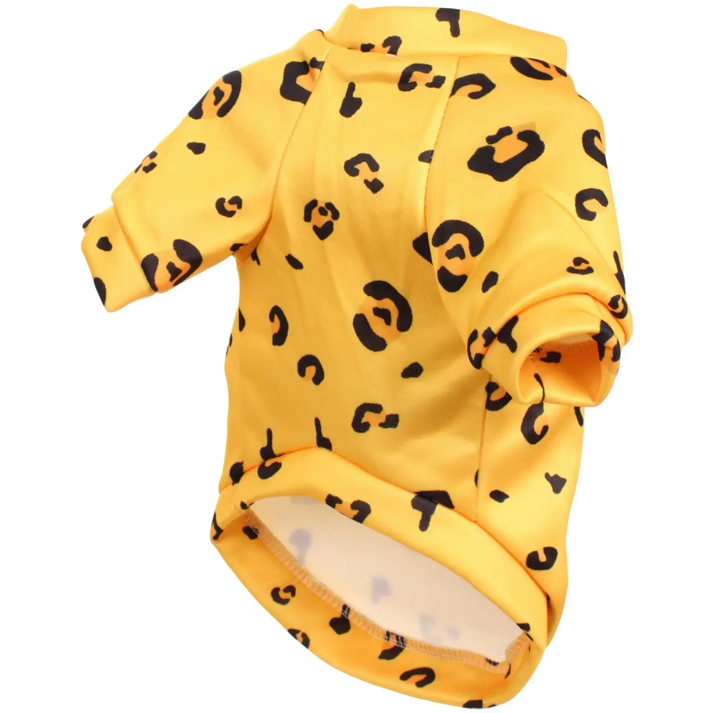 Кофта - толстовка для мелких пород собак «BRO Style», принт леопард, р S