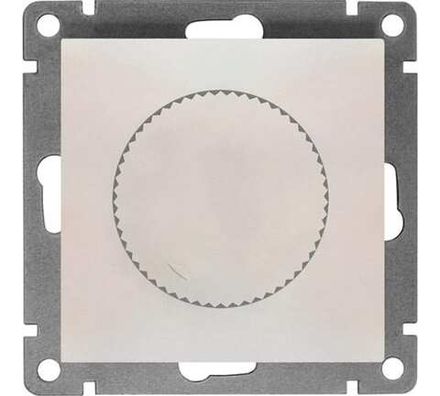 Светорегулятор (Диммер) "UNIVersal" серия "Афина", с/у, 3А, 220В, 500Вт, жемчуг (еврослот) (HU2311)