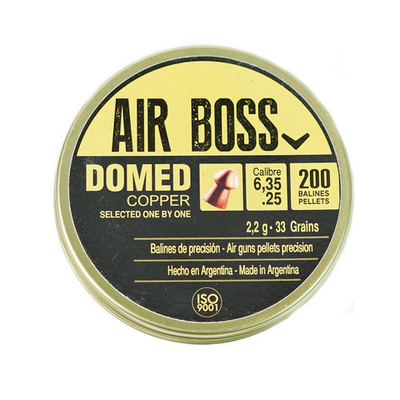 Пули пневматические Apolo Air Boss Domed 6,35 мм, 2,2 г (200 штук)