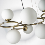 815091 Люстра GLOBO 9х40W G9 ЛАТУНЬ