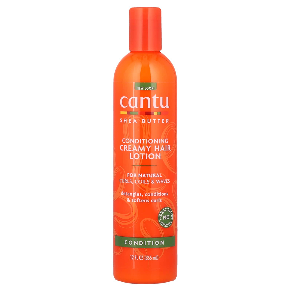 Cantu, Масло ши для натуральных волос, кондиционирующий крем-лосьон для волос, 355 мл (12 жидк. унц.)