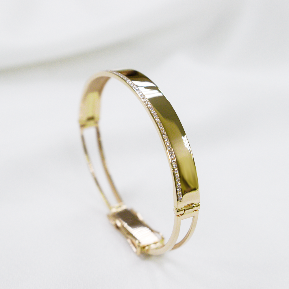 Браслет с дорожкой из Swarovski