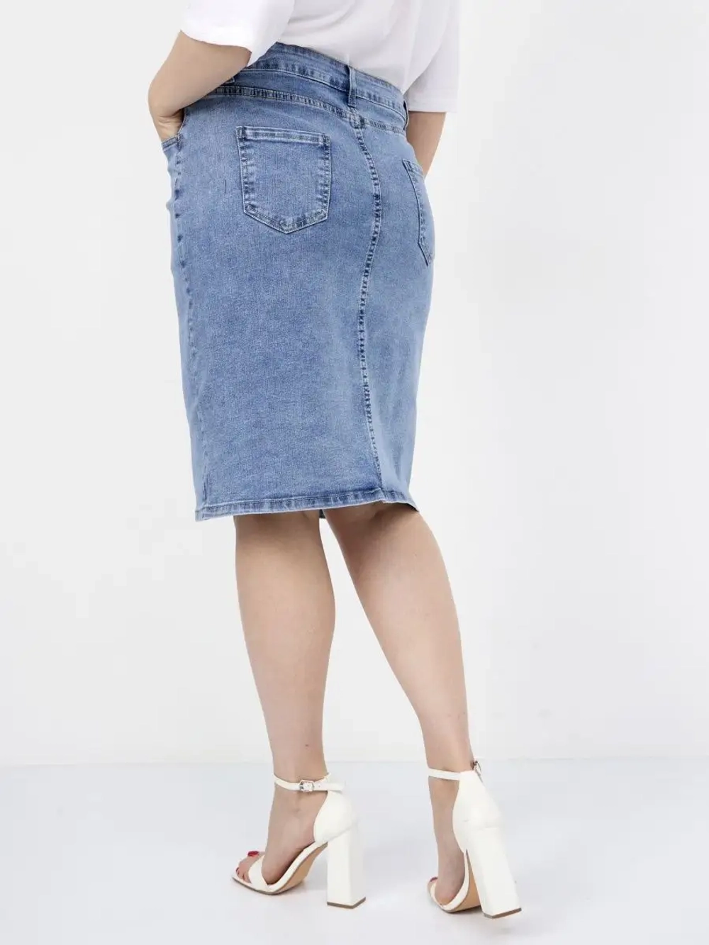 ❀ Юбка джинсовая большие размеры ❀