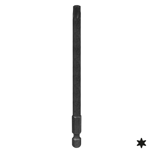 KING TONY (711130T) Вставка (бита) торцевая 1/4", L = 110 мм, TORX, T30, для шуруповерта
