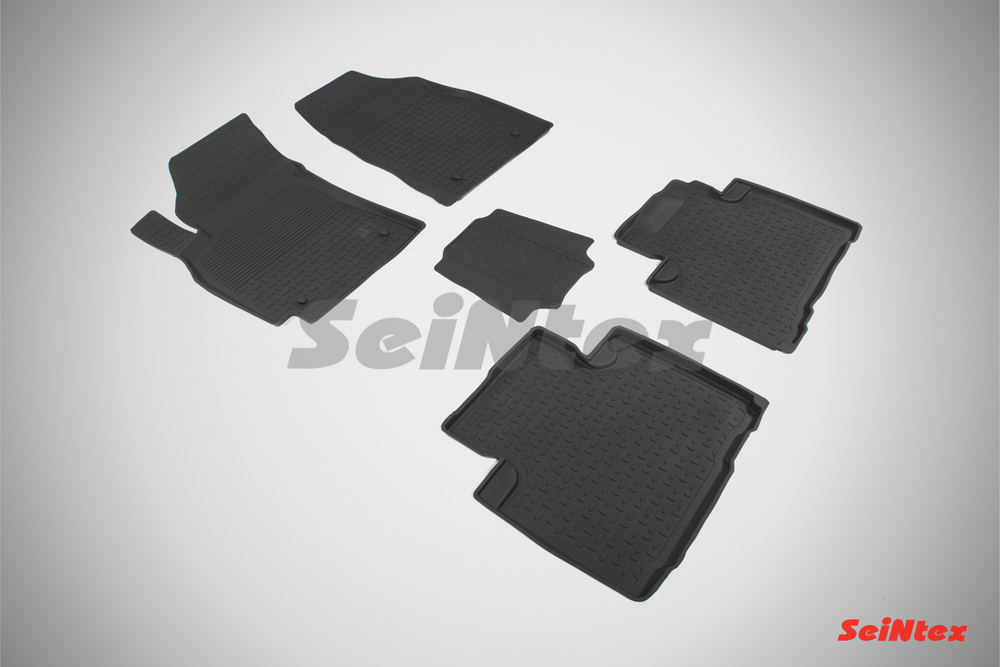 Резиновые коврики с высоким бортом для Geely Emgrand X7 2013-2019, Seintex.85845