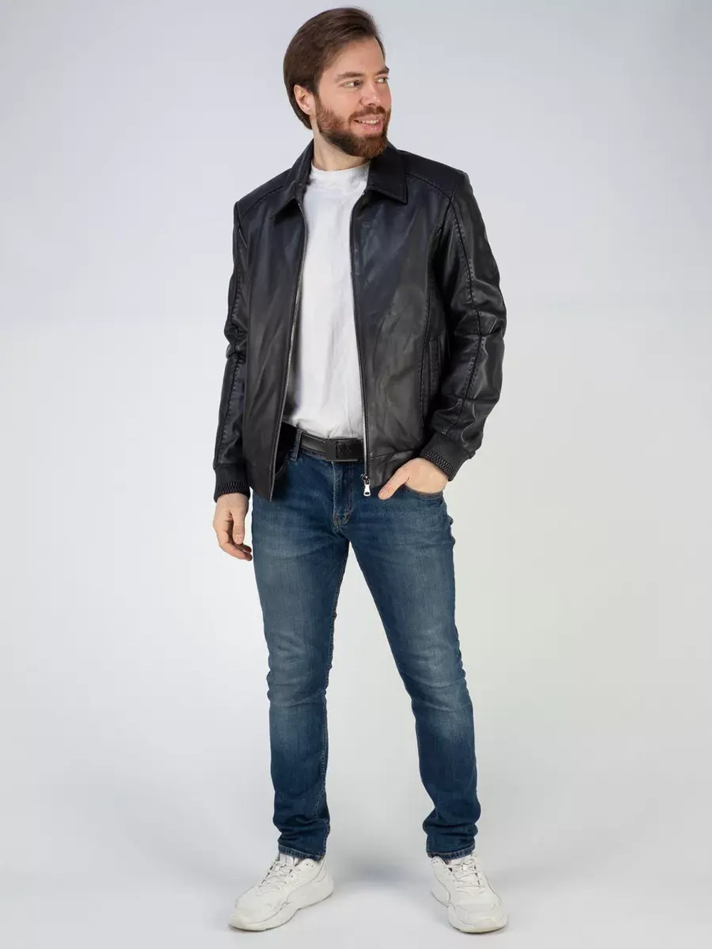 Кожаная куртка демисезонная Турция