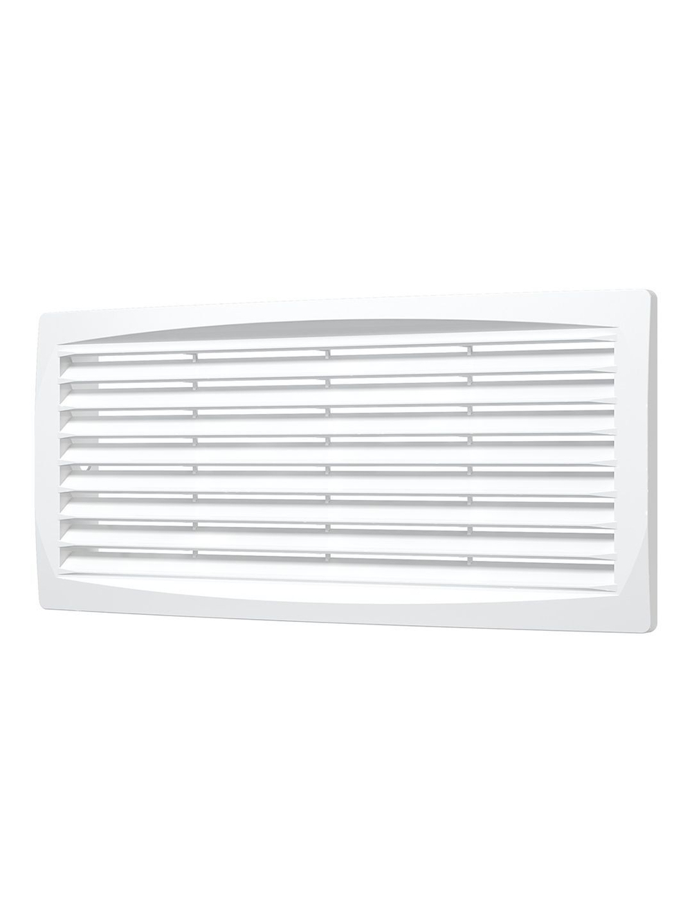 Решетка вентиляционная ДП фланец 275х105 переточная 300х135 пластик ERA