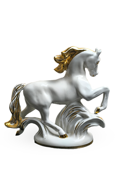 Фарфоровая статуэтка "Конь-огонь" ЛФЗ