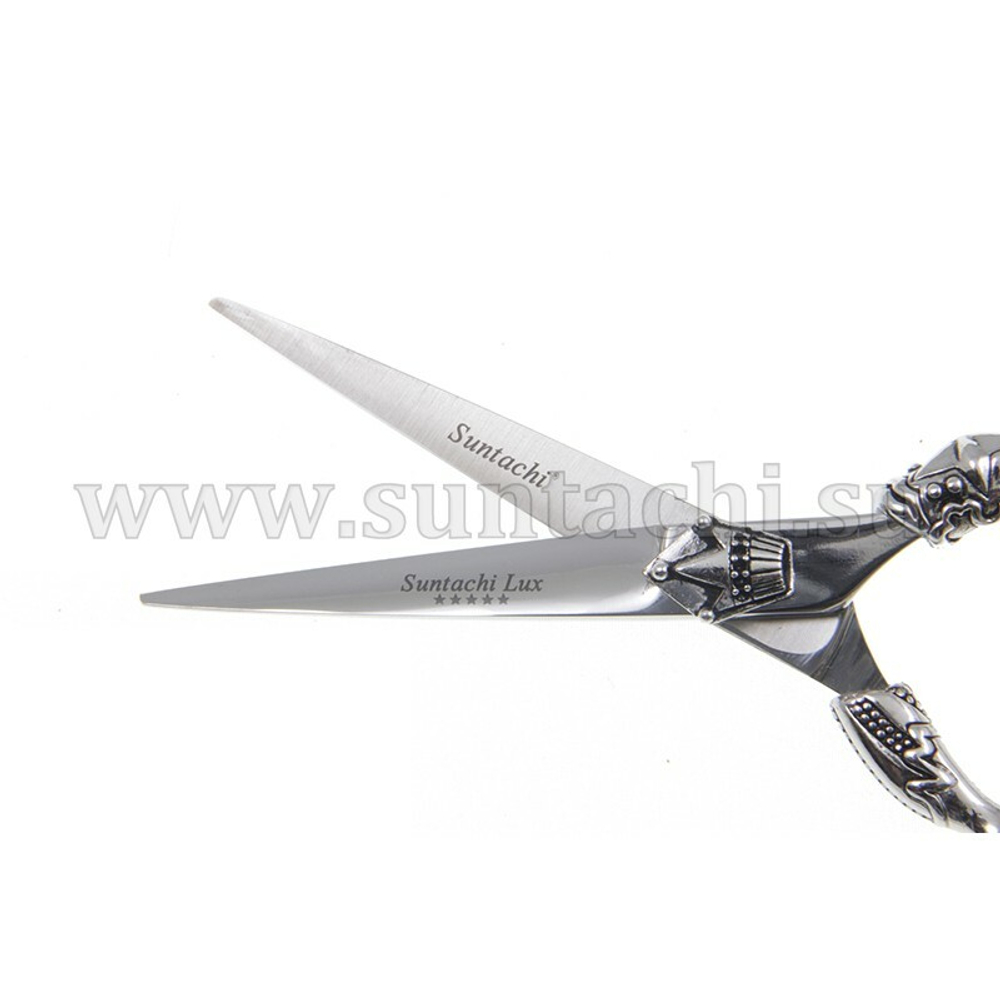 Suntachi Lux прямые ножницы SL5-55V Queen Elizabeth Silver