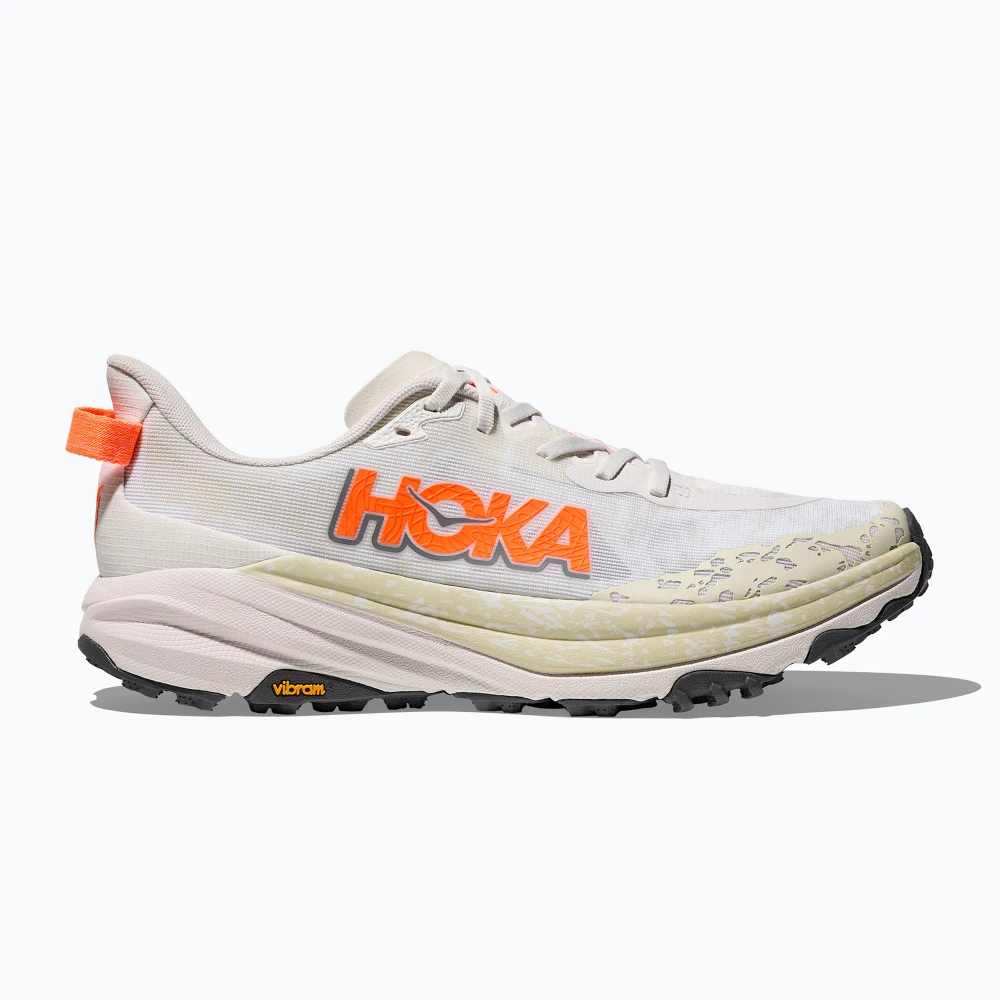 Кроссовки для бега HOKA Speedgoat 6 white/neon tangerine